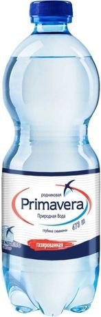Вода газ. Primavera 0.5 л ПЕТ